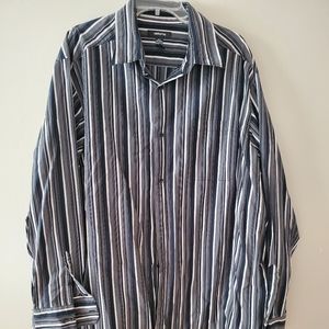 Claiborne Men's Striped Shirt